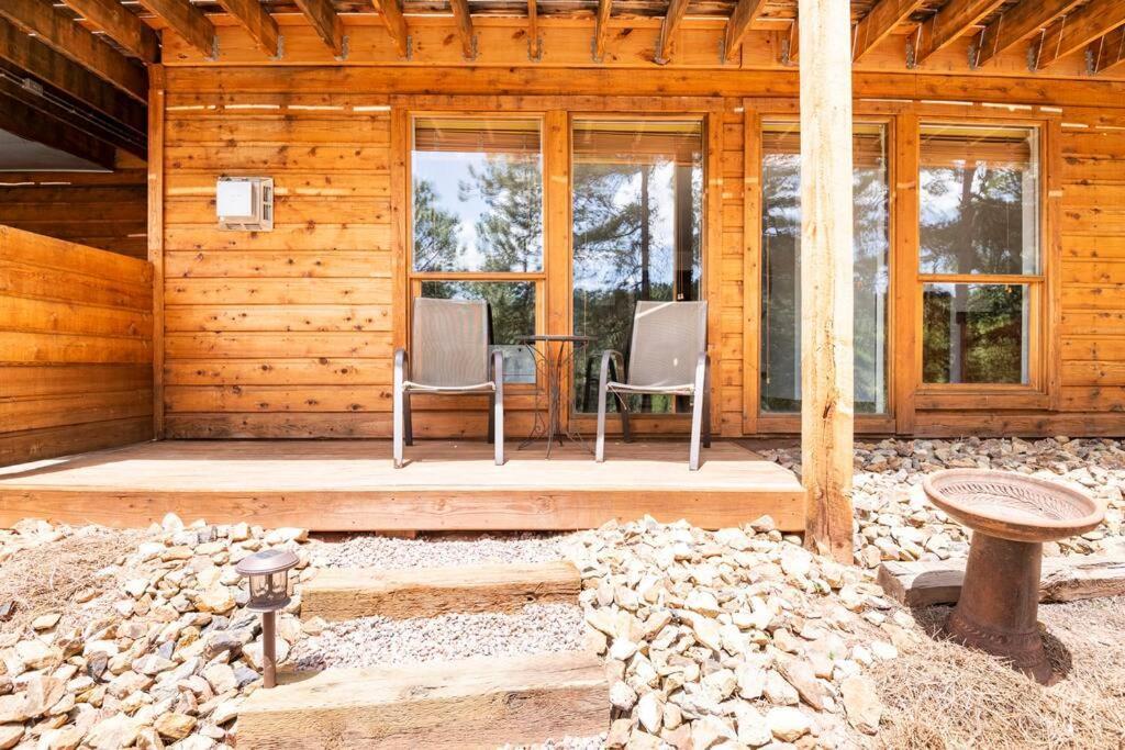Private Hot Tub Overlooking Pikes Peak Woodland Park Exterior foto